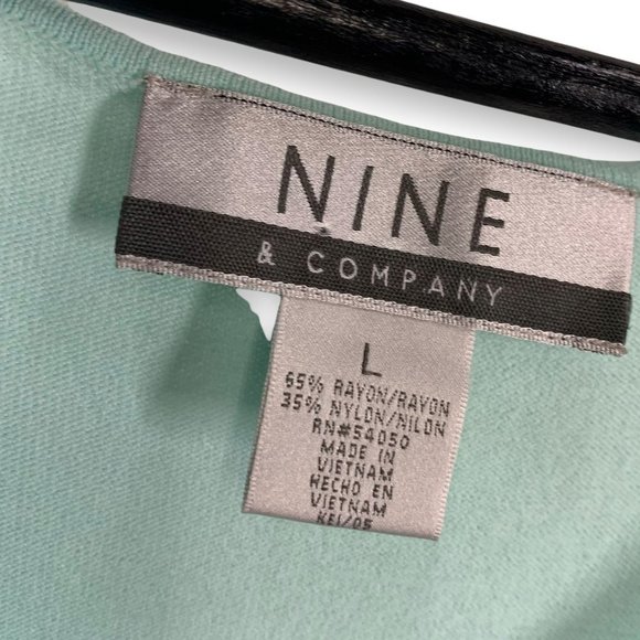 Vintage Y2K Nine & Co Ruched Bust Top Large - Picture 3 of 5